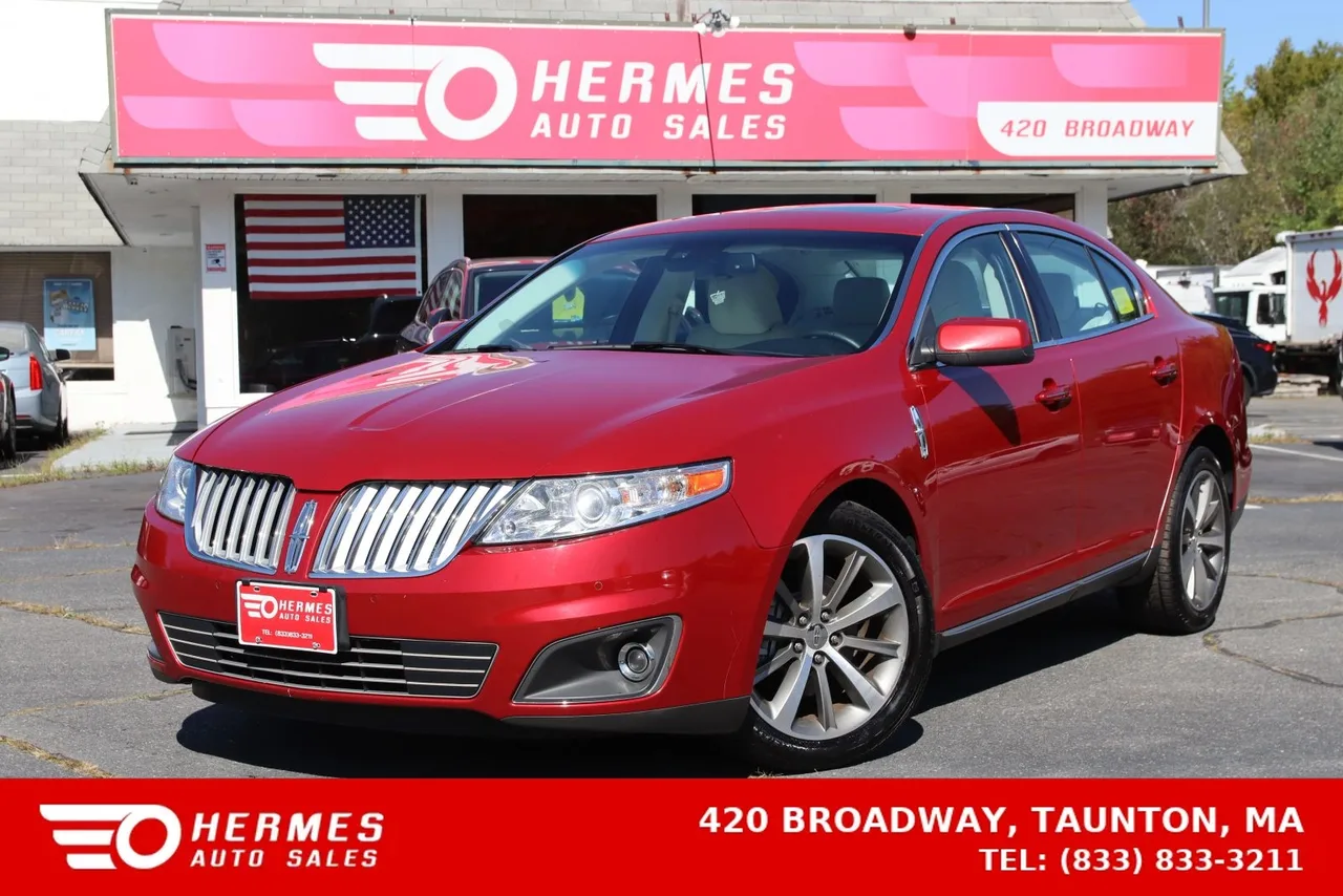 2009 Lincoln MKS Sedan 4D in RED — photo 1 of 42