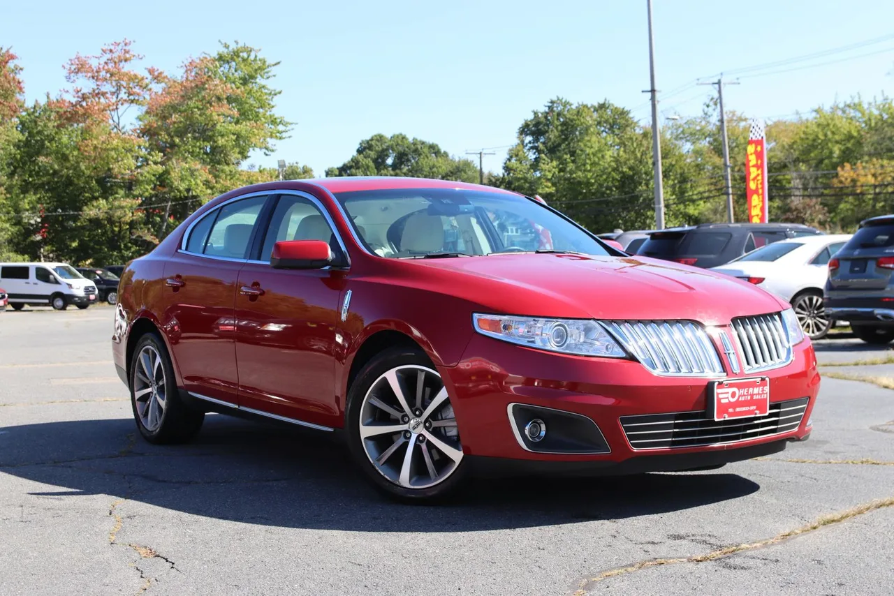 2009 Lincoln MKS Sedan 4D in RED — photo 3 of 42