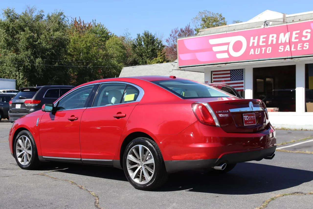 2009 Lincoln MKS Sedan 4D in RED — photo 9 of 42
