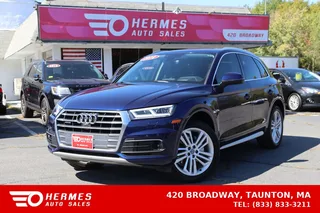 2018 Audi Q5 Prestige Sport Utility 4D in Blue — used car for sale in Taunton, MA