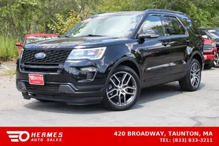 2019 Ford Explorer Sport SUV 4D in Black — used car for sale in Taunton, MA