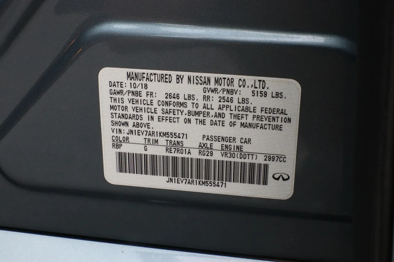 2019 Infiniti Q50 — photo 34 of 34