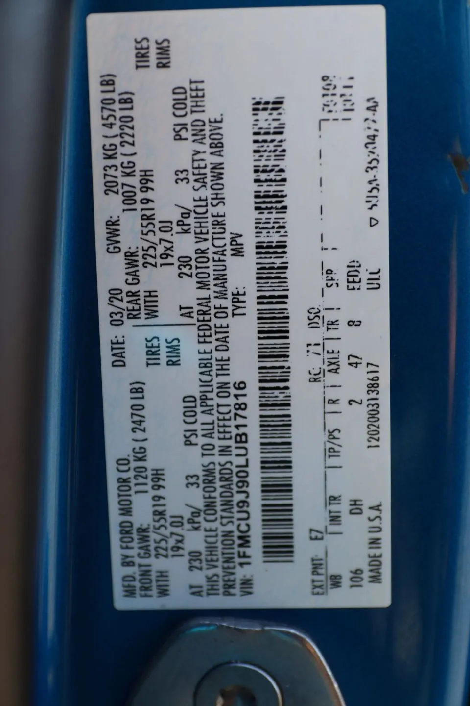 2020 Ford Escape — photo 31 of 31