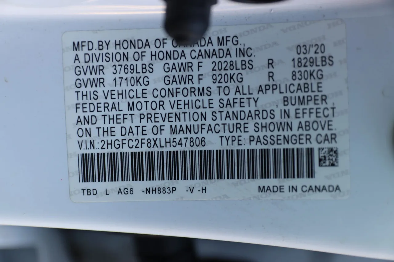 2020 Honda Civic — photo 27 of 27