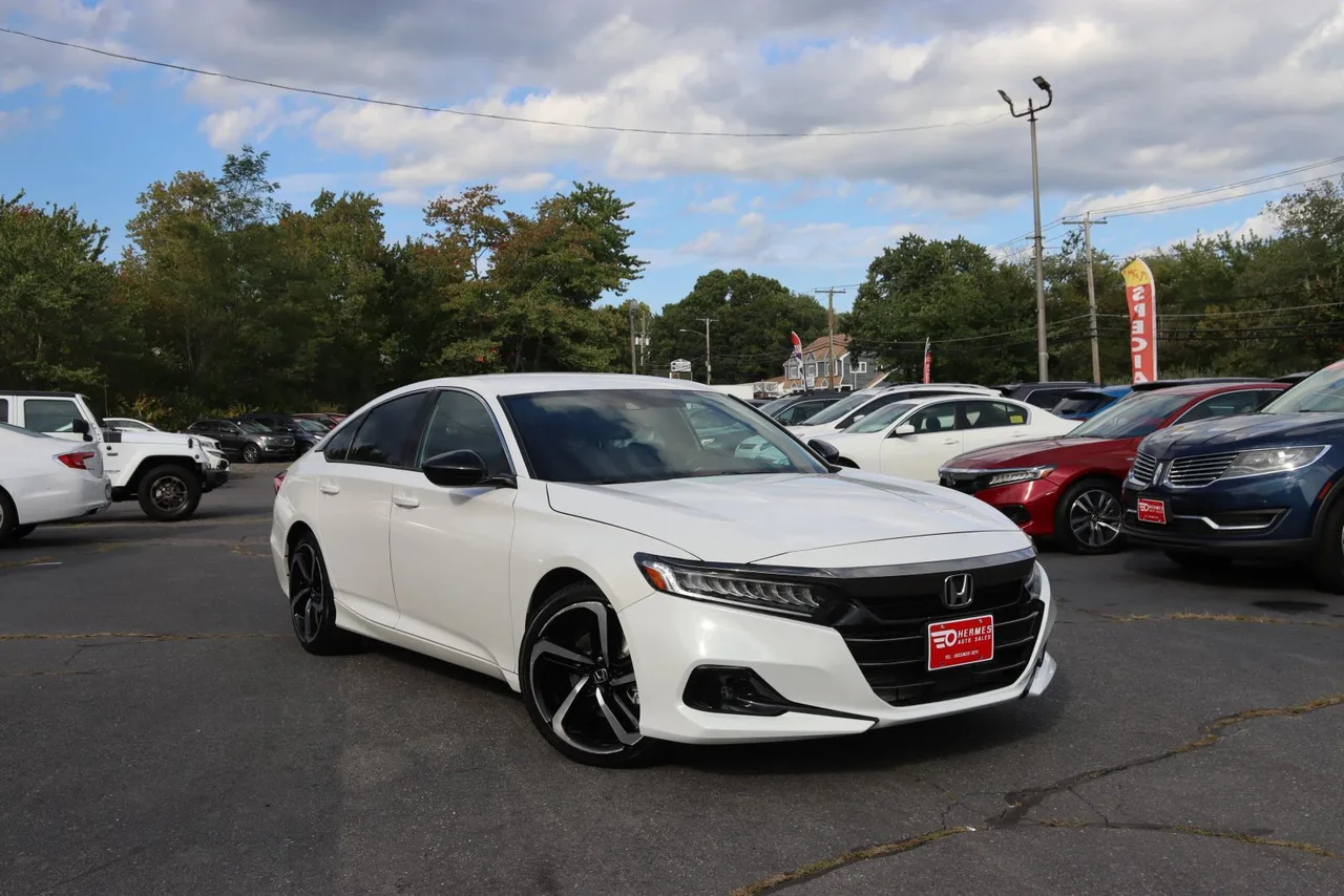 2021 Honda Accord Sport Sedan 4D in White — photo 2 of 29