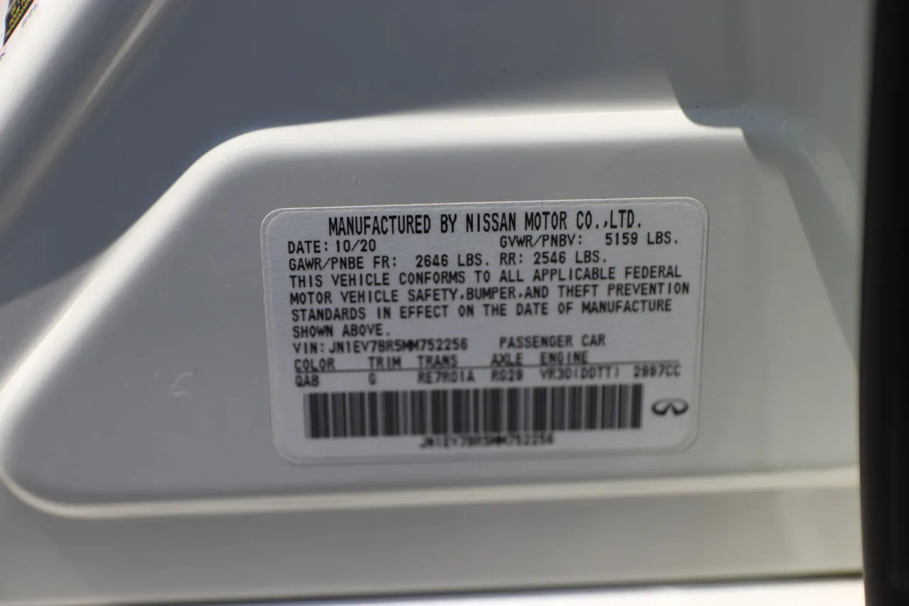 2021 Infiniti Q50 — photo 27 of 28